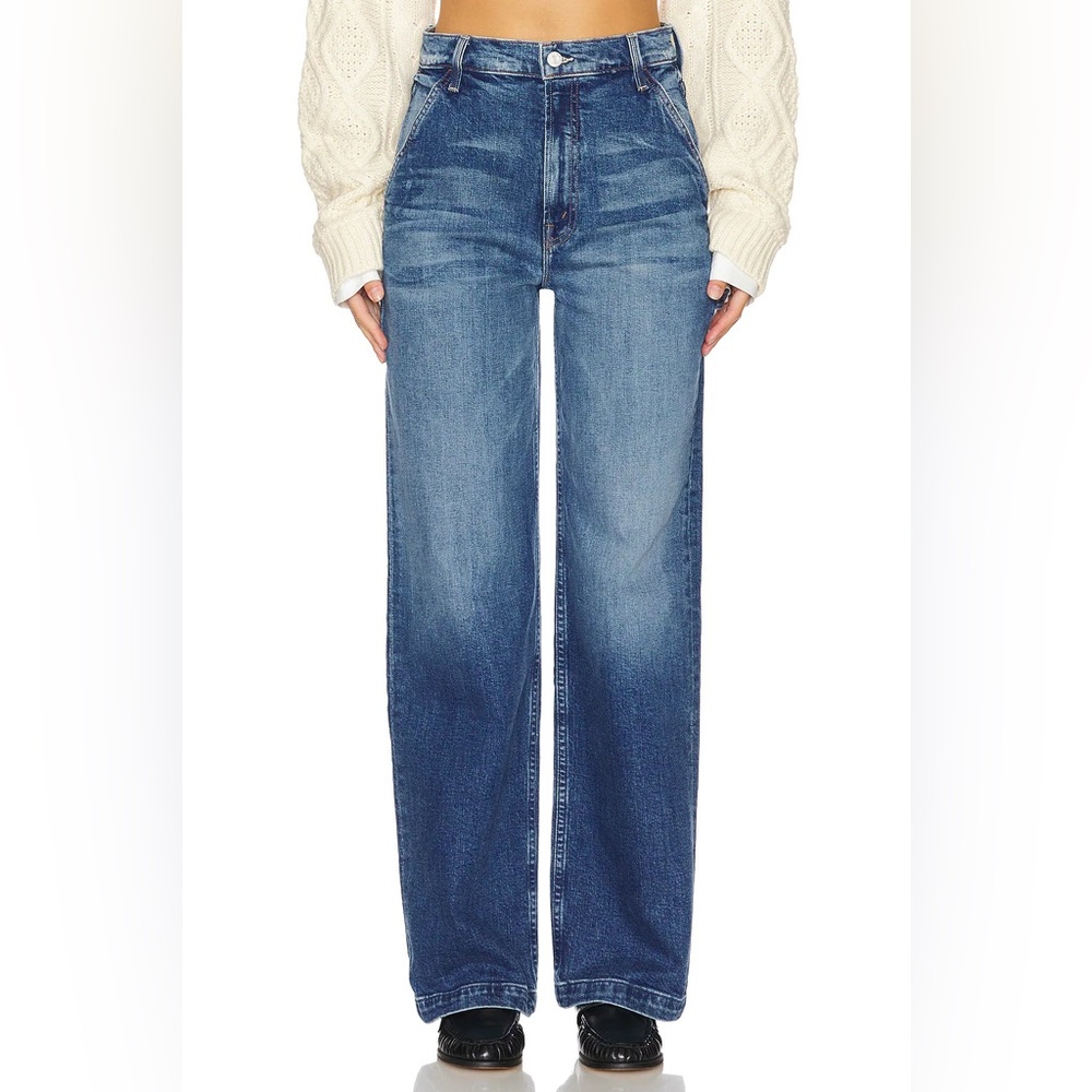 NWT New Mother Superior The Stud Finder Sneak Jeans in Dream Team Size 27